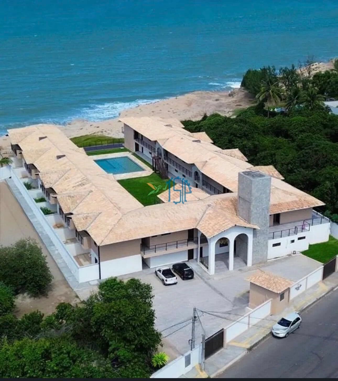Apartamento Padrão/Apartamento com vista frontal para o mar em Pipa – Tibau do Sul