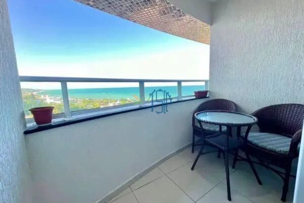 Apartamento Padrão Riviera Ponta Negra Residence Service, apartamento de 2 quartos com 56 m2 - R$630.000,00, semi mobiliado -