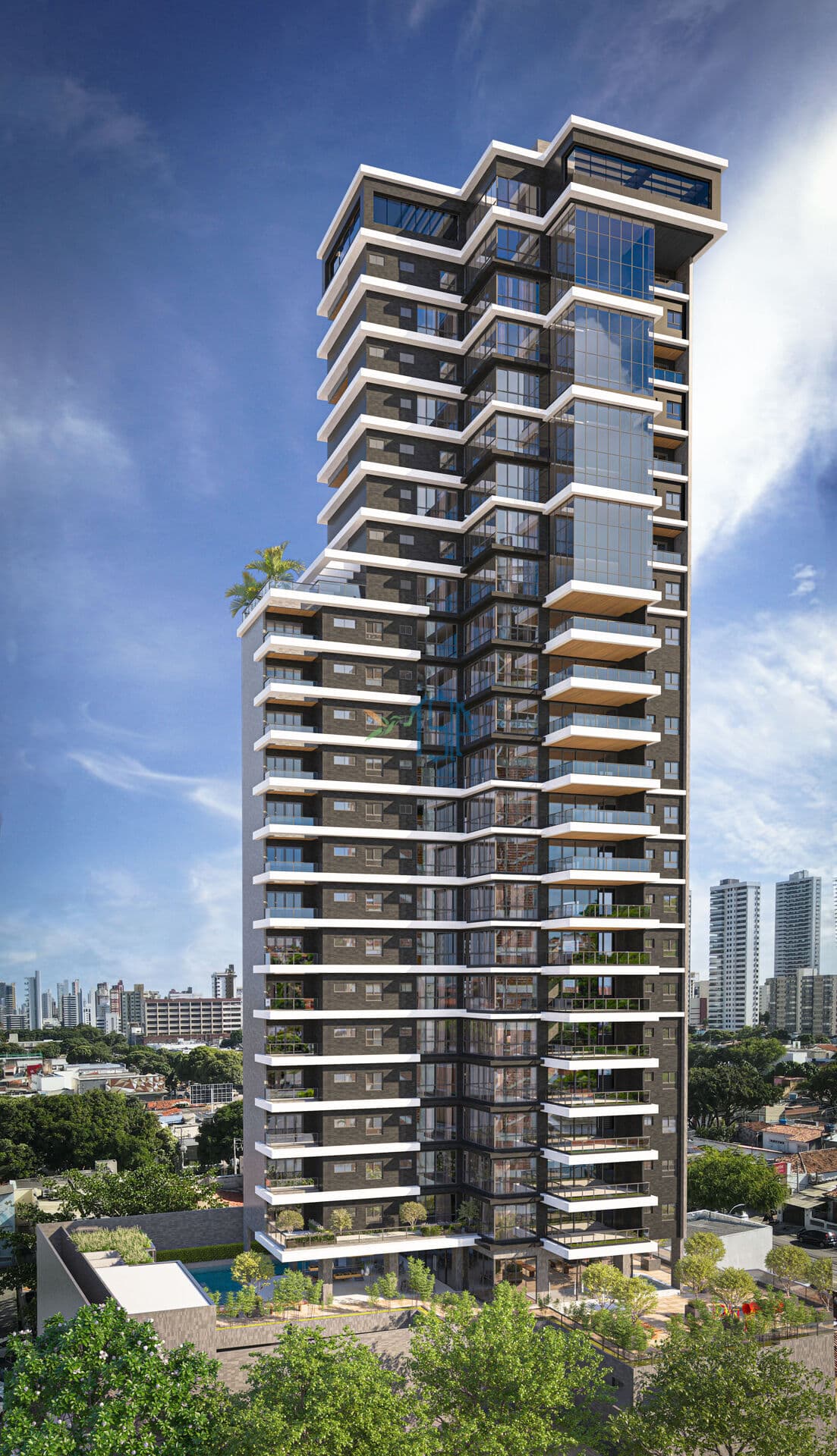 Apartamento Alto Padrão/Apartamento com 4 dormitórios à venda, 235 m² por R$ 2.179.406,02 - Petrópolis - Natal/RN