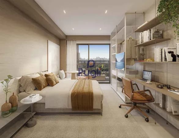 Apartamento Studio a venda 29,5m2 | 1 Banheiro | 0 Vaga | Indianópolis | SP 360º EZTEC