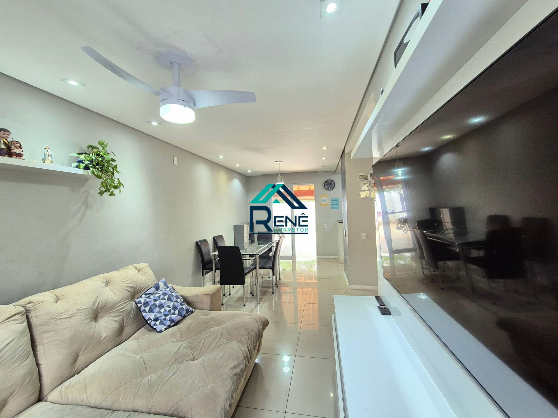 Casa Villa Flora Hortolândia 3 Quartos, 2 Vagas, Suíte, modelo Andreia