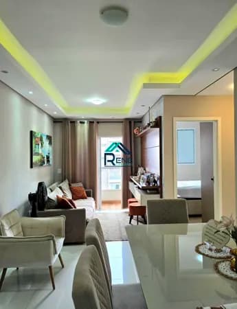Lindo Apartamento à Venda no Portal das Safiras em Hortolândia - Varanda e Suíte.