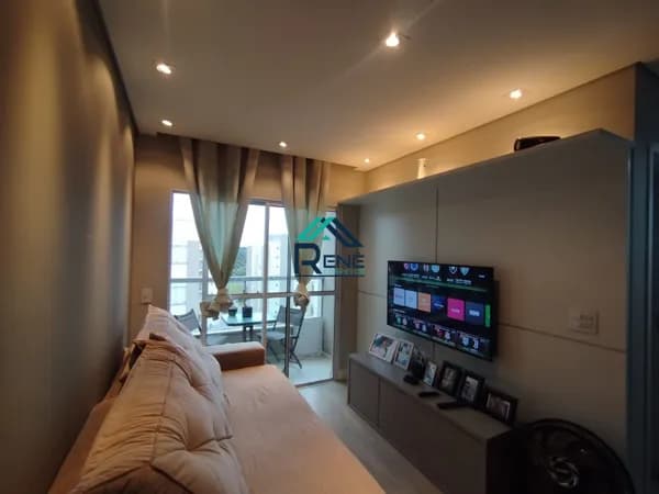 Lindo Apartamento à Venda no Portal das Safiras em Hortolândia - Varanda e Suíte.
