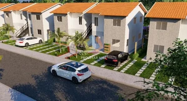 Casa na planta