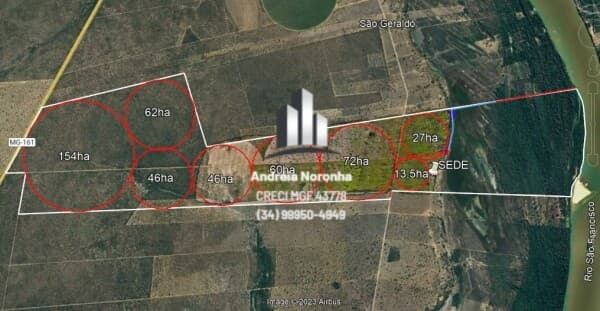 Fazenda 804,61 Hectares em São Romão/MG