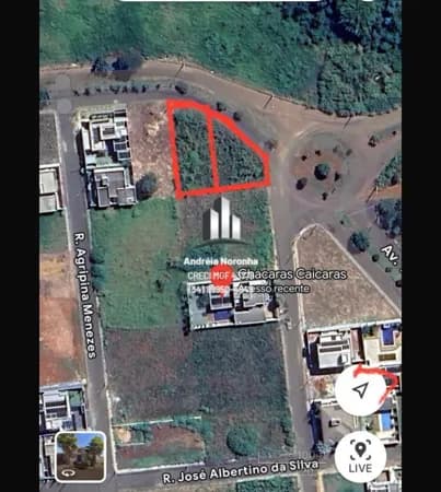Lote de Esquina 918,12 m² no Bairro Chácaras Caiçaras