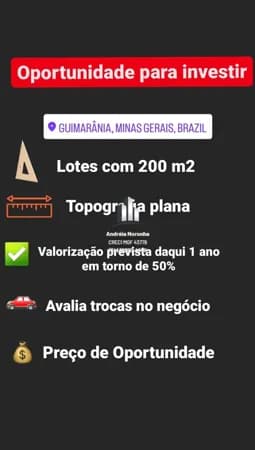 ✳️ LOTES À VENDA EM GUIMARÂNIA - OPORTUNIDADE PARA INVESTIR ✳️