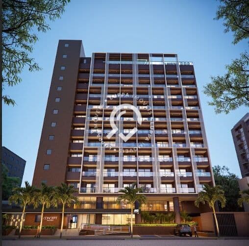 Studio/flat e apartamentos com 2 quartos.to Padrão