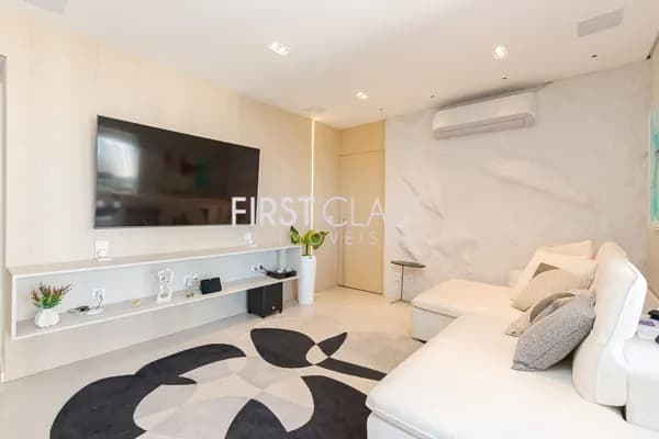 Apartamento Semi Mobiliado, Face Norte, 113m² - Parque Ecoville
