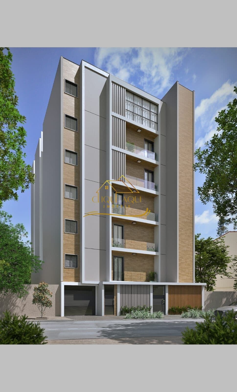 Apartamento com 45m² com varanda