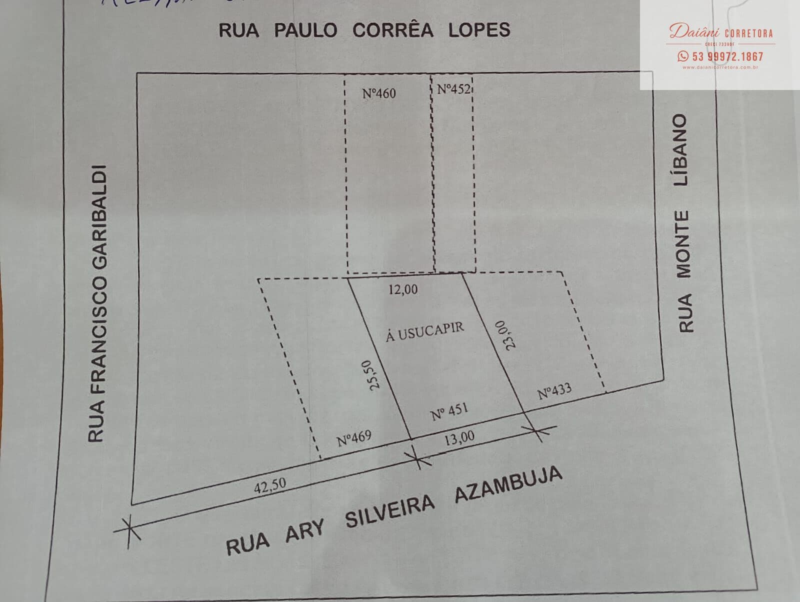 Lote/Terreno em Bagé - Getúlio Vargas