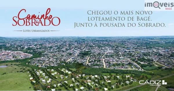 Lote à venda no caminho do sobrado - Bagé/RS