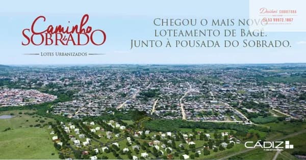 Lote à venda no caminho do sobrado - Bagé/RS