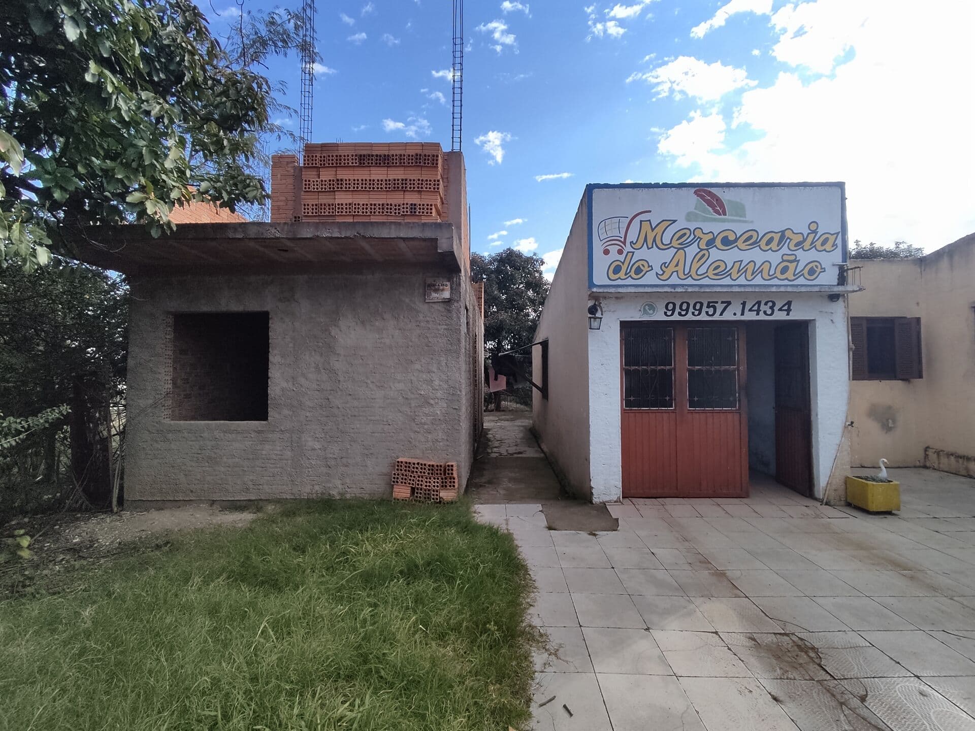 Casa em construção no bairro São Judas, Bagé/RS