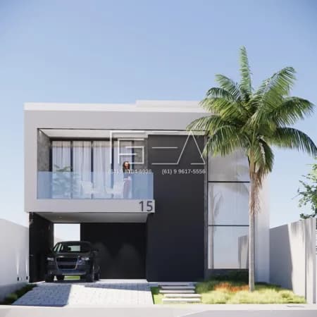 CASA MODERNA COM 03 SUÍTES PLENAS E INFRAESTRUTURA SUSTENTÁVEL