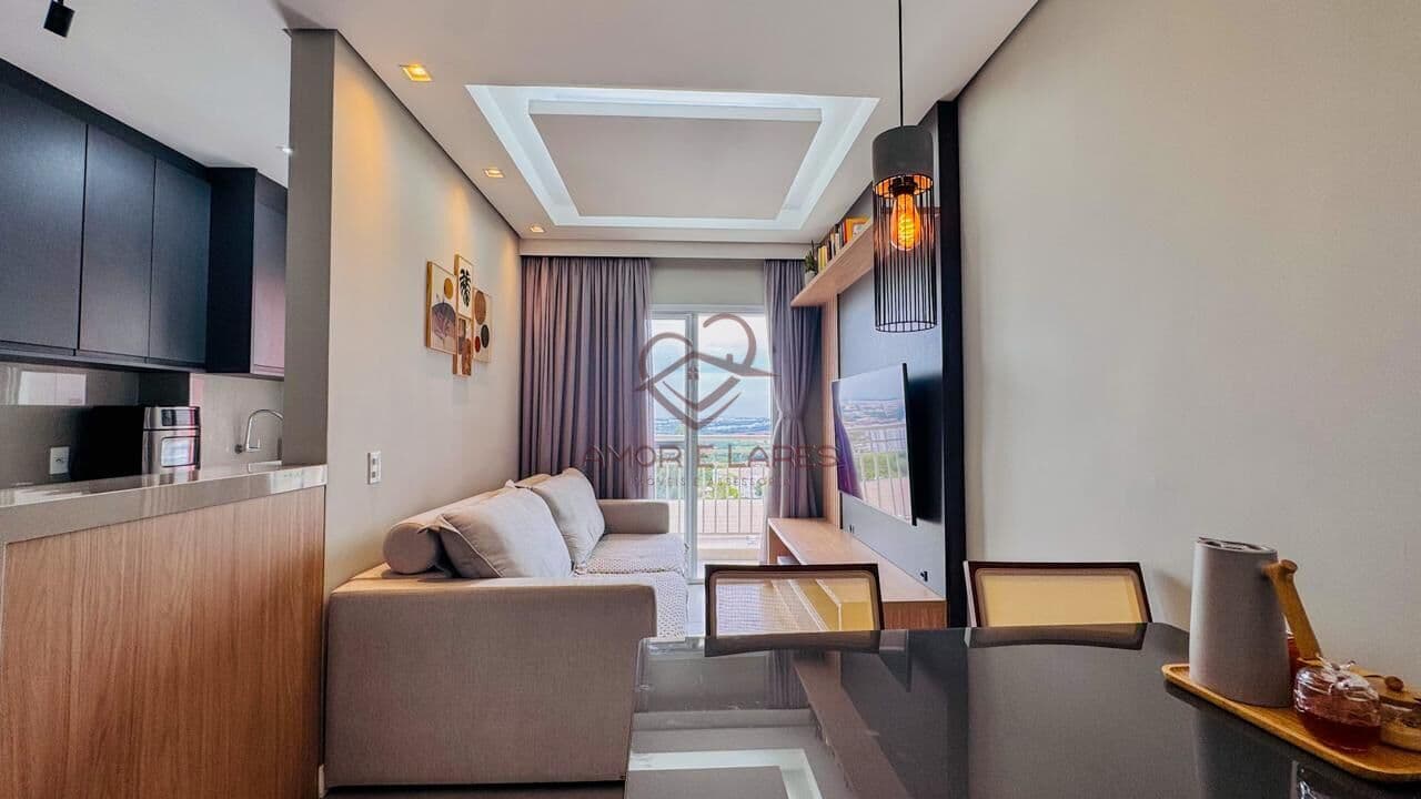 Apartamento à venda com 1 suíte em condomínio fechado na cidade de Sumaré