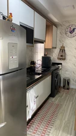 Apartamento à venda com 2 dormitórios, 66,67m² de área privativa e varanda em condomínio fechado na cidade de Sumaré