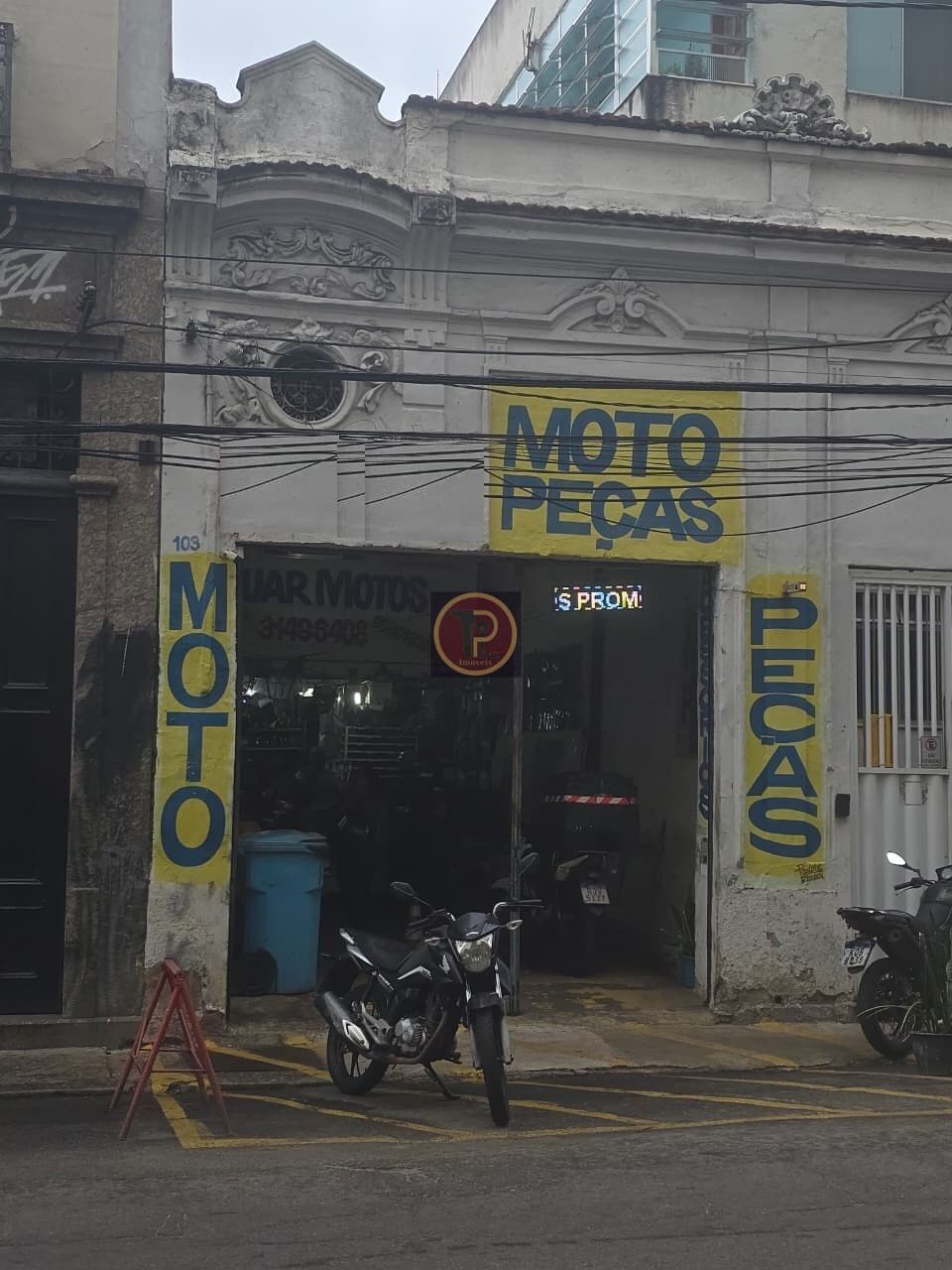 Loja de Moto Peças (ponto, estoque e o imóvel - galpão)
