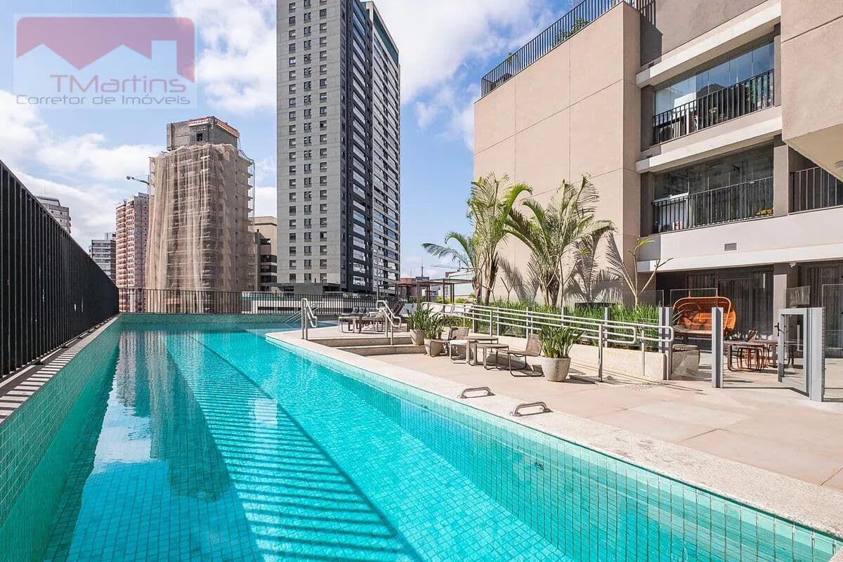 Studio Moderno de 25m² com Sacada a 100m do Metrô Vila Madalena