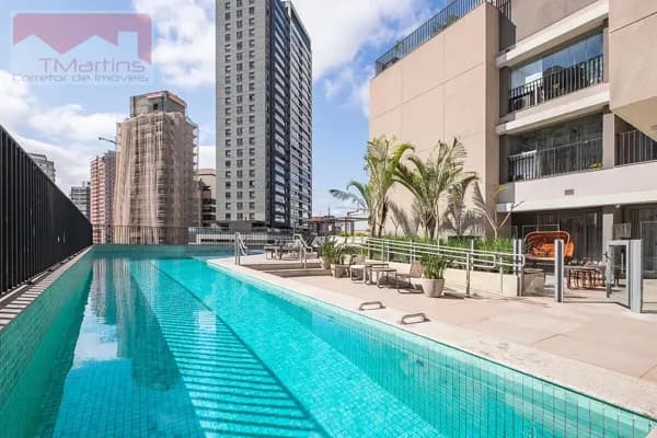 Studio Moderno de 25m² com Sacada a 100m do Metrô Vila Madalena