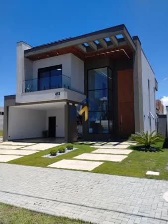 Casa Nova no Terras Alpha com Piscina, Pé-Direito Duplo e Área Gourmet