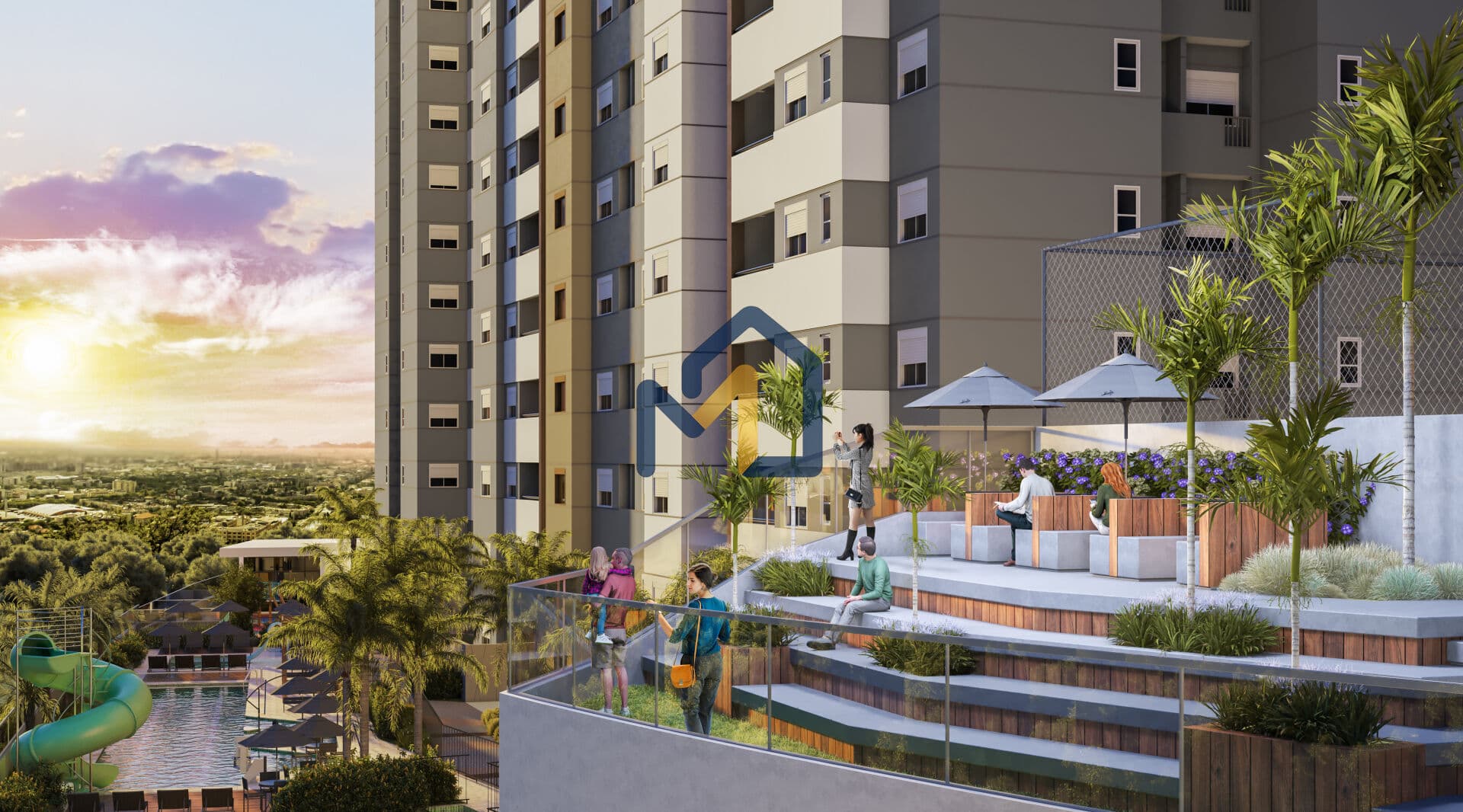 ULTIMAS UNIDADES, APARTAMENTO RESIDENCIAL BLUE VIEW, VILA INDUSTRIAL, 3 DORMITORIOS 2 SENDO SUÍTE, 1 VAGA DE GARAGEM, SJC/SP