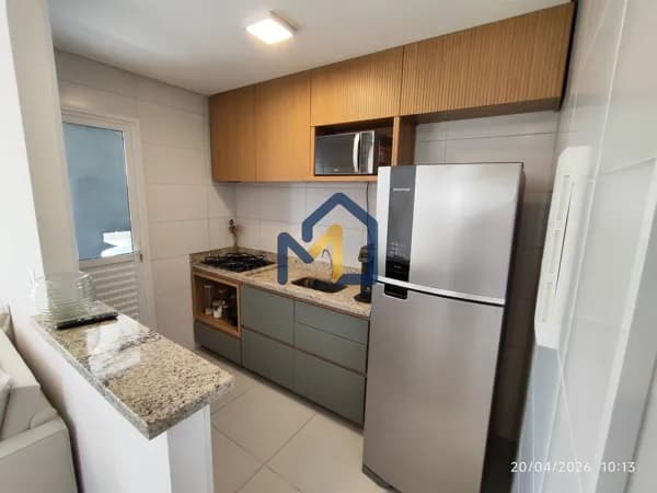 Apartamento mobiliado com varanda gourmet e sol da manhã no Park View – 2 dormitórios com suíte