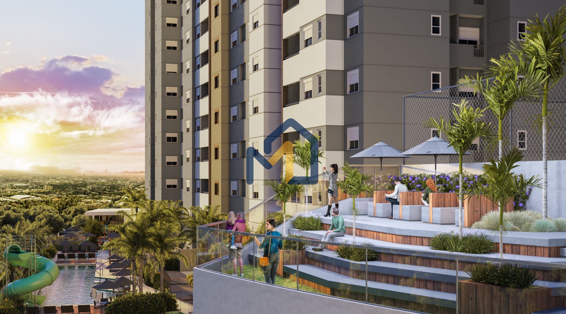 ULTIMAS UNIDADES, APARTAMENTO RESIDENCIAL BLUE VIEW, VILA INDUSTRIAL, 3 DORMITORIOS 2 SENDO SUÍTE, 1 VAGA DE GARAGEM, SJC/SP