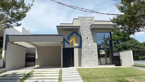Casa moderna com 3 suítes, pé direito duplo, piscina e área gourmet dos sonhos!