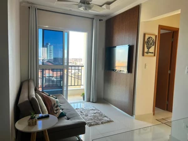 Apartamento no Quartier Bosque dos Ipês com 2 dormitórios, varanda e segurança 24h