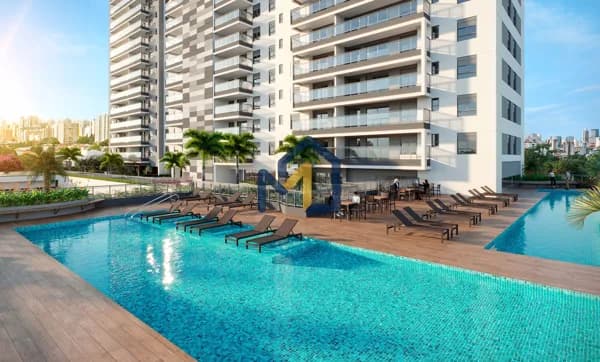 Apartamento no Quadria Aquarius com Varanda Gourmet e Lazer Completo no Jardim Aquarius