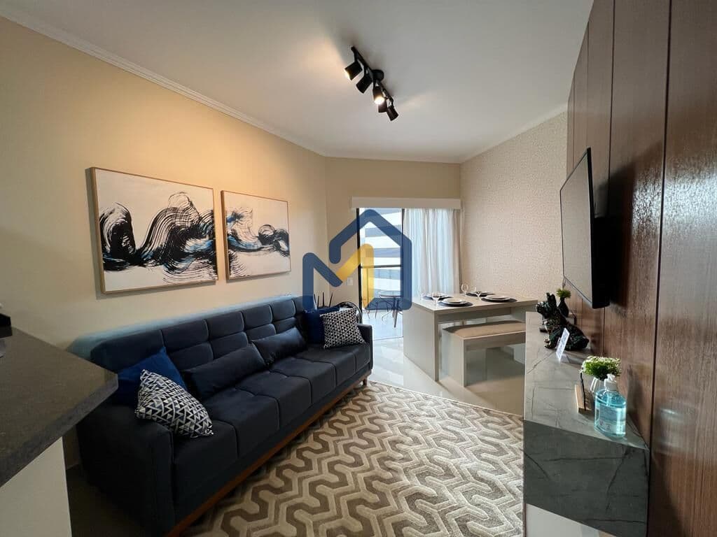 Apartamento Mobiliado no Edifício Space Valley com Ar-Condicionado e Vaga