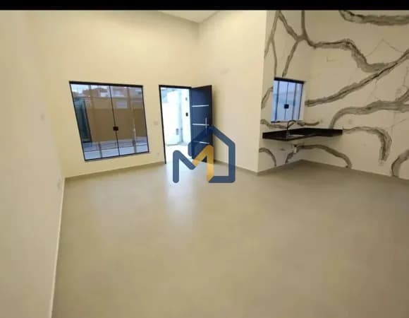 CASA NOVA A VENDA, 3 DORMITÓRIOS SENDO 1 SUITE, 2 VAGAS DE GARAGEM