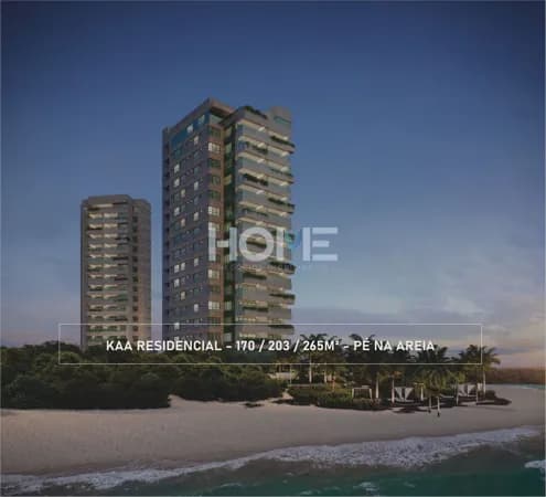 KAÁ RESIDENCIAL (TORRE KAASA ) - Beira mar com 3 suítes - Alto padrão