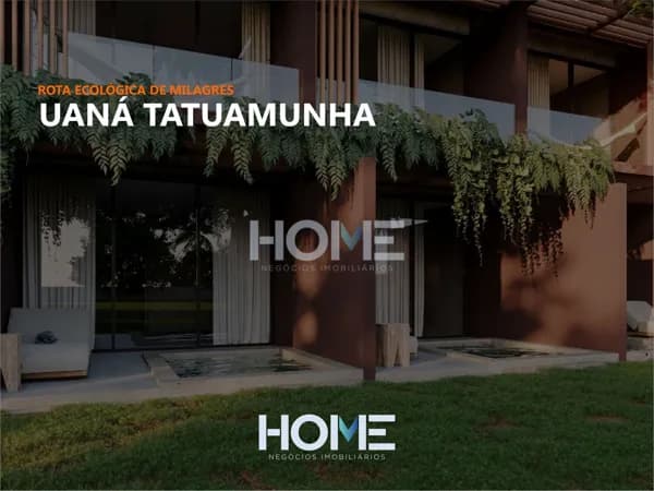 UANÁ TATUAMUNHA - 2 QUARTOS TÉRREO - Lançamento na Praia de Tatuamunha