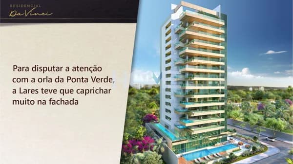 RESIDENCIAL DA VINCI - Alto padrão a beira mar com 4 suítes