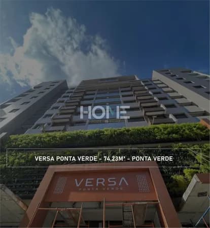 VERSA PONTA VERDE - Escolha seu apto com 1; 2 e 3 quartos na Ponta Verde