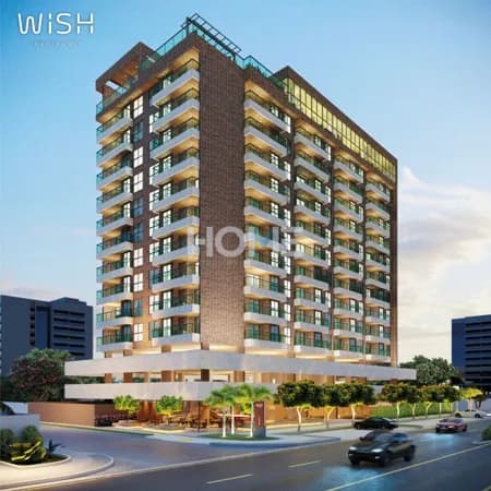 WISH RESIDENCE (STUDIO) - Studios; 1 e 2 quartos na Jatiúca