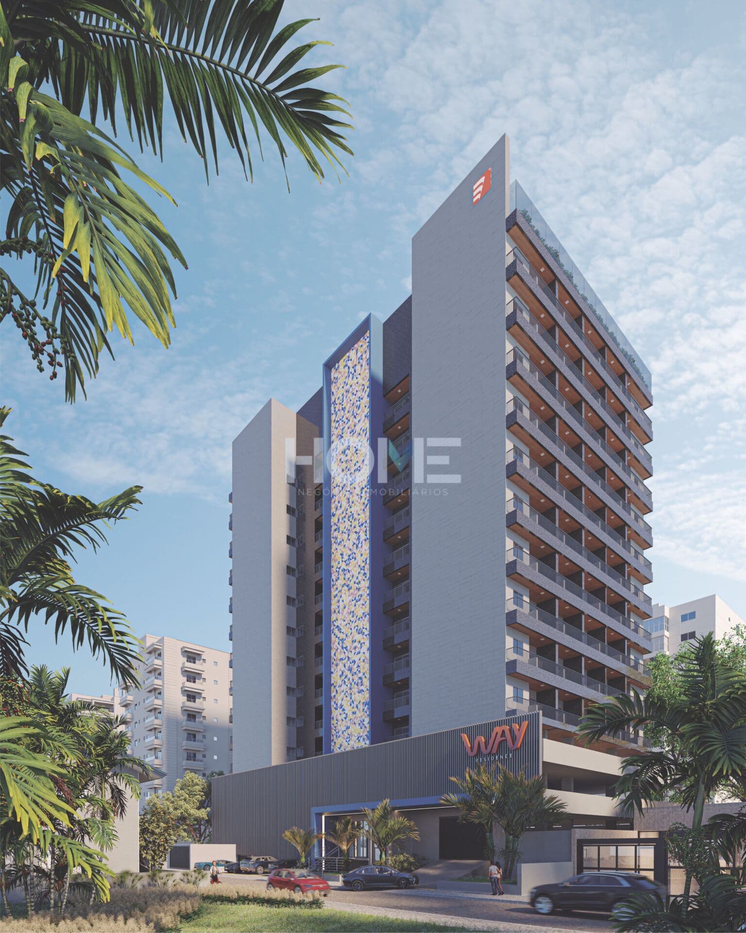 WAY RESIDENCE (01 QTO) - Aptos Studios, 1 e 2 quartos na 4° quadra da Jatiúca