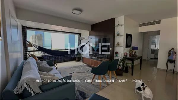 Cobertura de Alto Padrão com Piscina Privativa no Ed. Phoenix – Porteira Fechada
