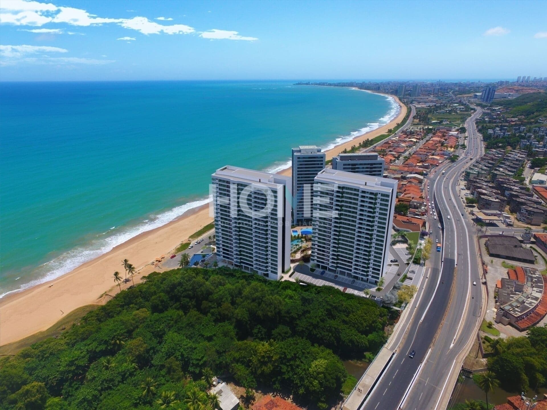 LANAI BEACH (TORRE B) - Beira mar com 3 quartos em Jacarecica