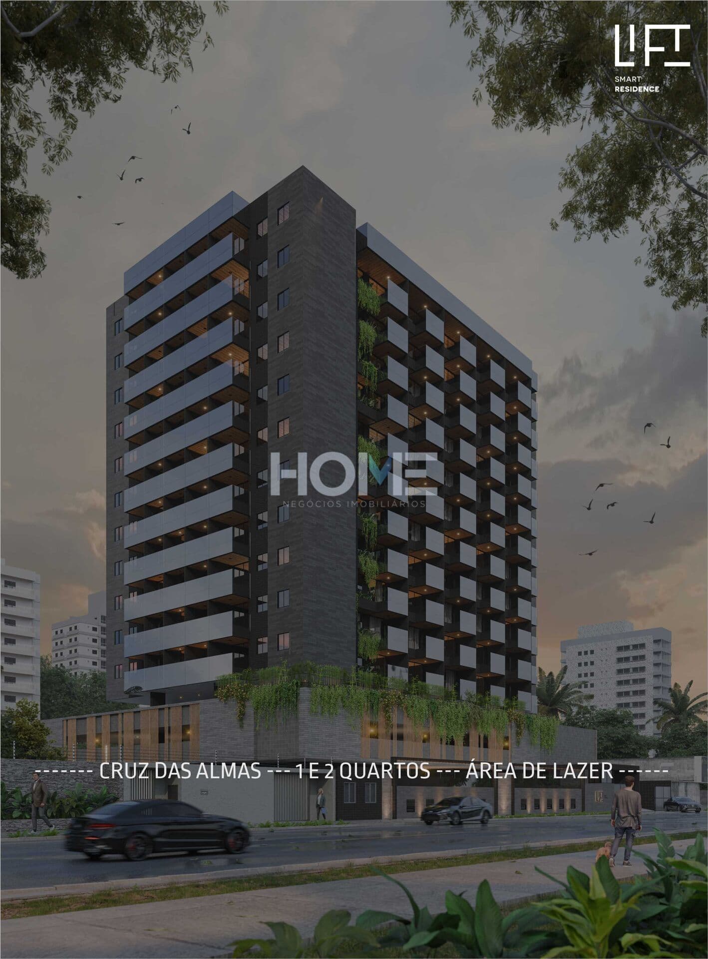 LIFT SMART RESIDENCE: Eleve Suas Definições de Qualidade de Vida e Investimento - 1 e 2 quartos