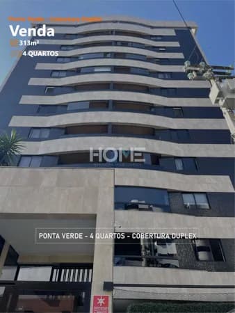 COBERTRA DUPLEX NA PONTA VERDE COM 4 QUARTOS E PISCINA PRIVATIVA