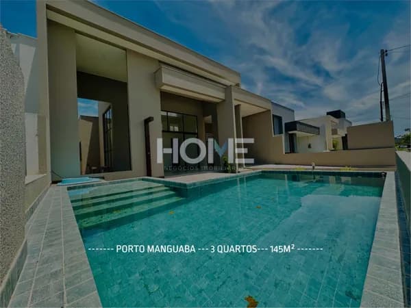 Lançamento no Porto Manguaba - Casa com 145m² e 3 quartos + piscina