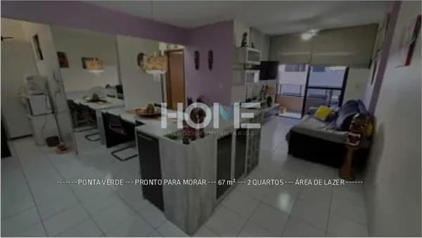Apartamento à Venda na Ponta Verde, Maceió – 2 Quartos (1 Suíte)