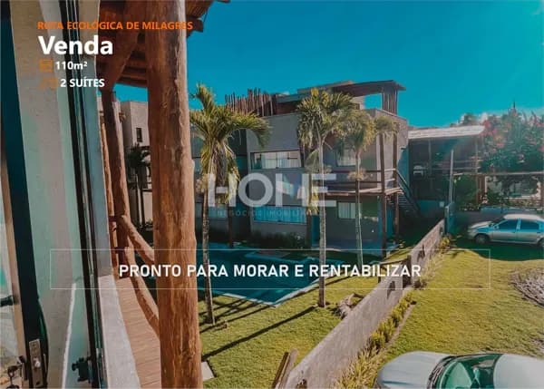 Casa de Condomínio em São Miguel dos Milagres - Praia do Marceneiro - Passo de Camaragibe