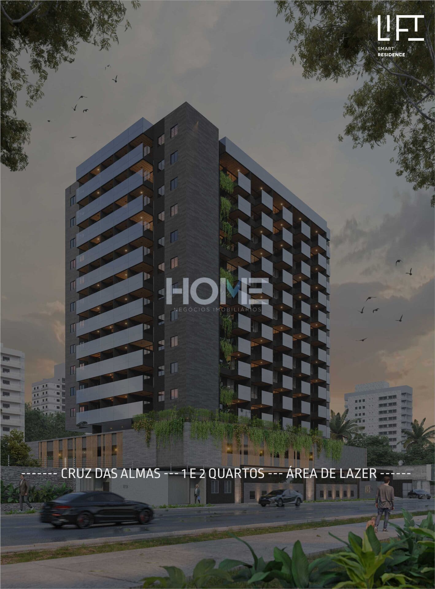 LIFT SMART RESIDENCE: Eleve Suas Definições de Qualidade de Vida e Investimento - 2 QTOS