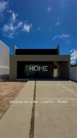 Residência Exclusiva no Enseada da Lagoa, Casa com 3 suítes e Varanda Gourmet