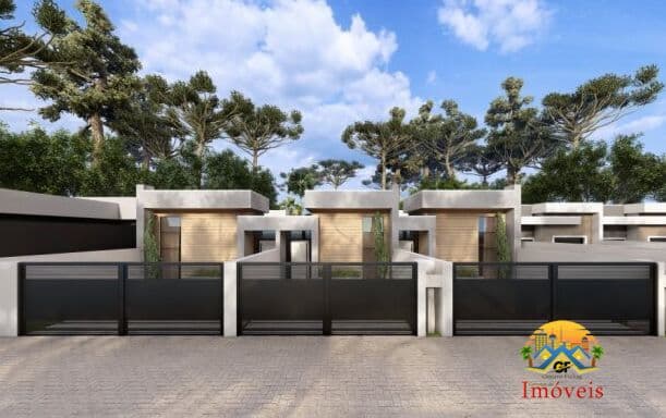 À Venda em Pontal do Paraná - Casa Duas Suítes - Nova - Financia