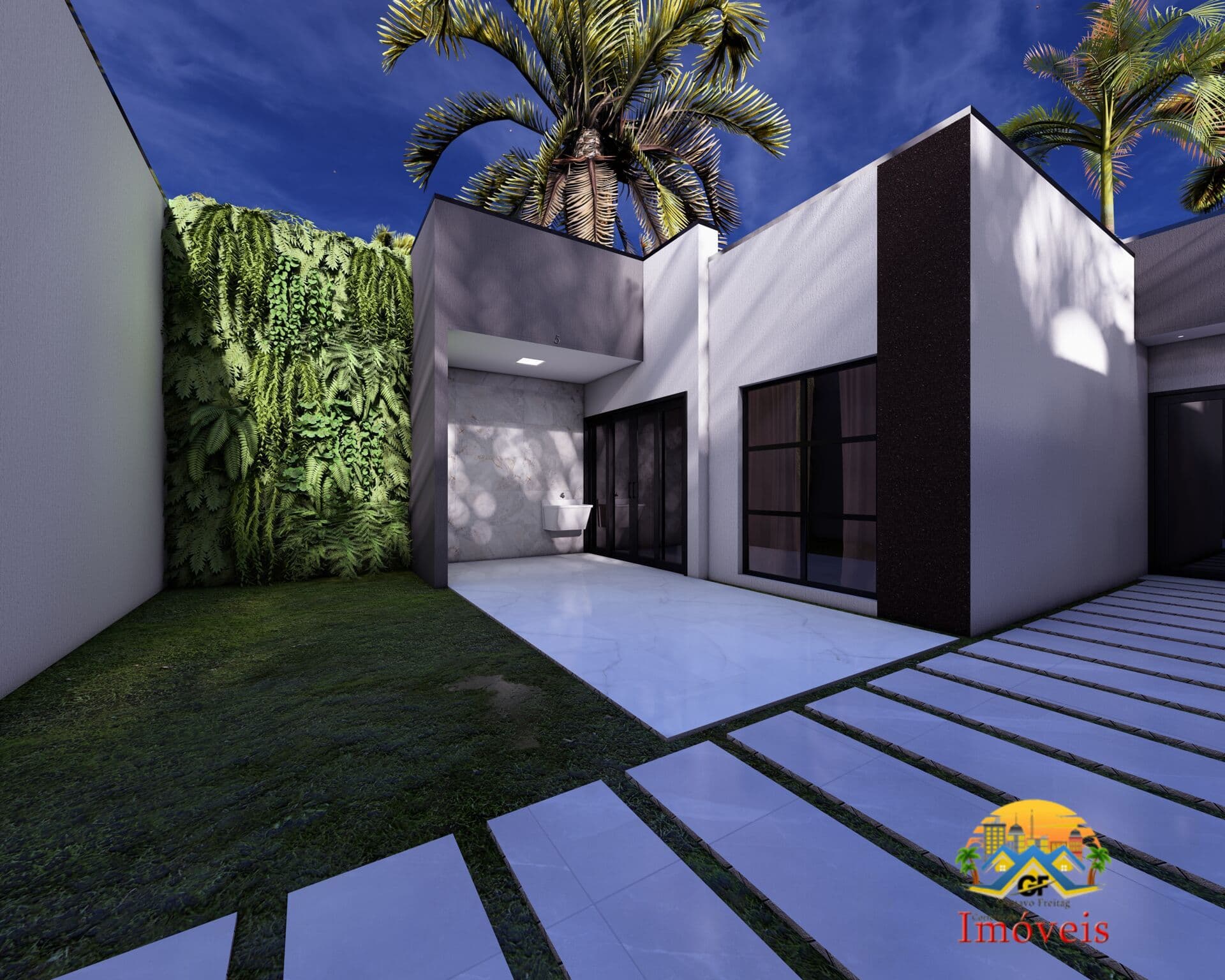 Conjunto Residencial no Litoral Paranaense com 5 casas